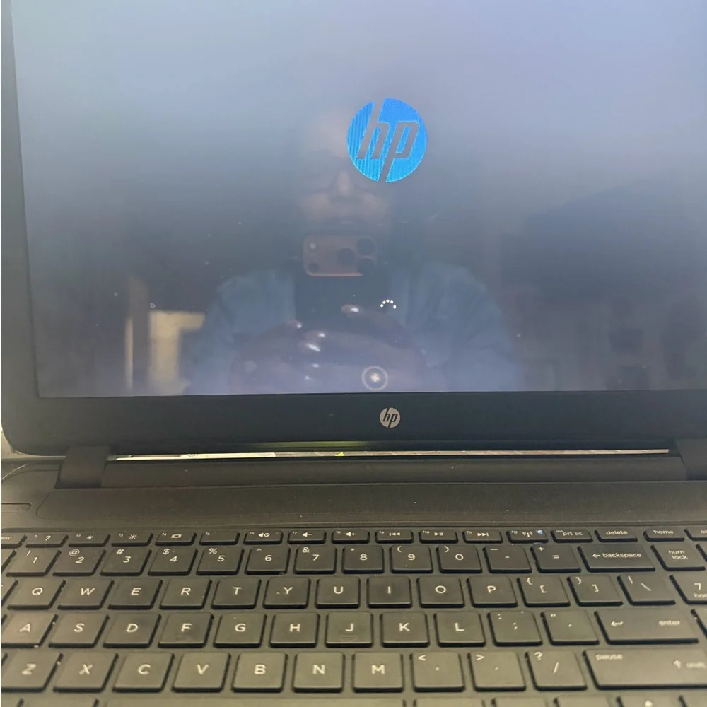 HP Laptop with Black Keyboard